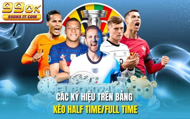 Các ký hiệu trên bảng kèo Half time/full time